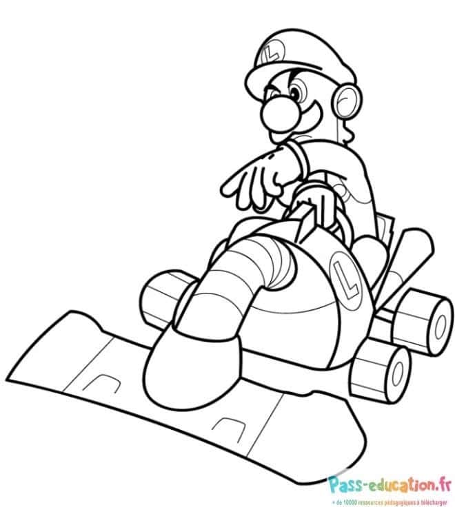 Mario sur son kart