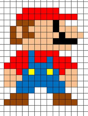 Mario pixel