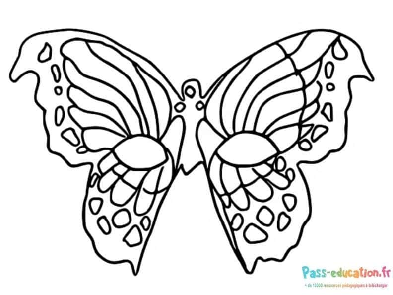 Masque papillon