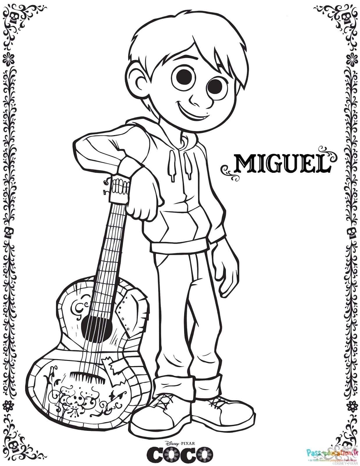 Miguel et sa guitare