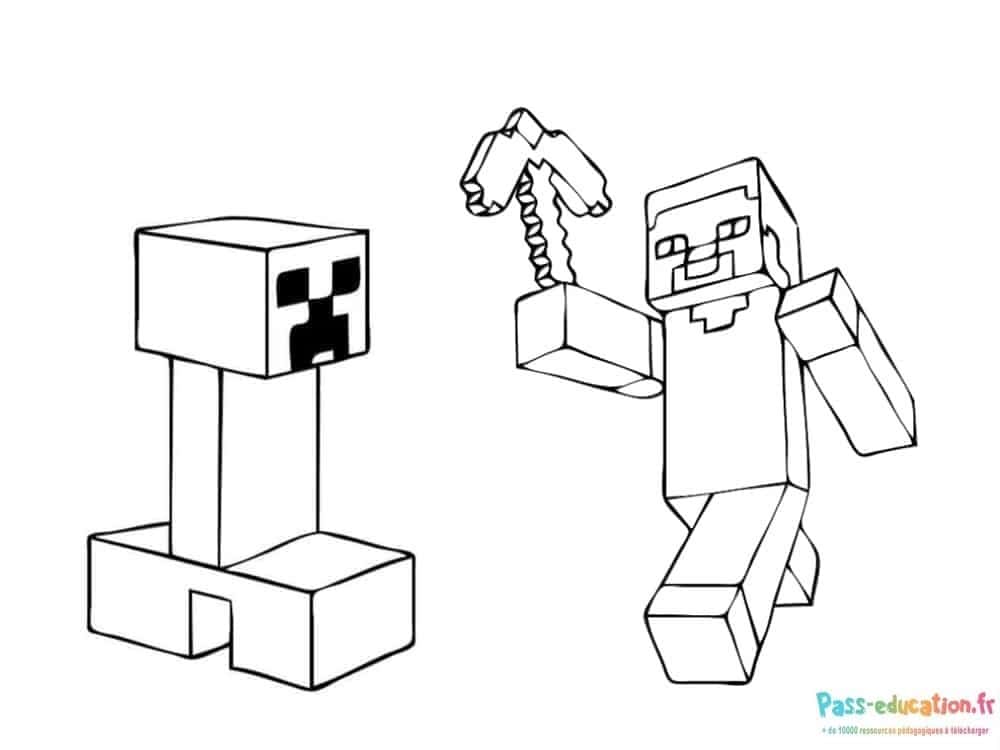 Minecraft en action