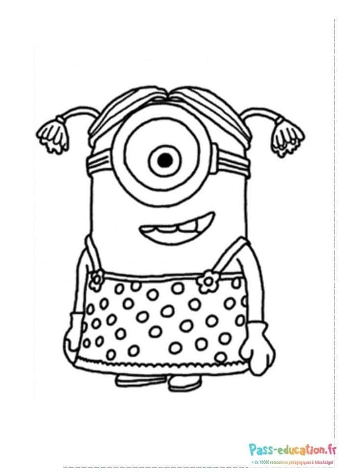 Minion en jupe