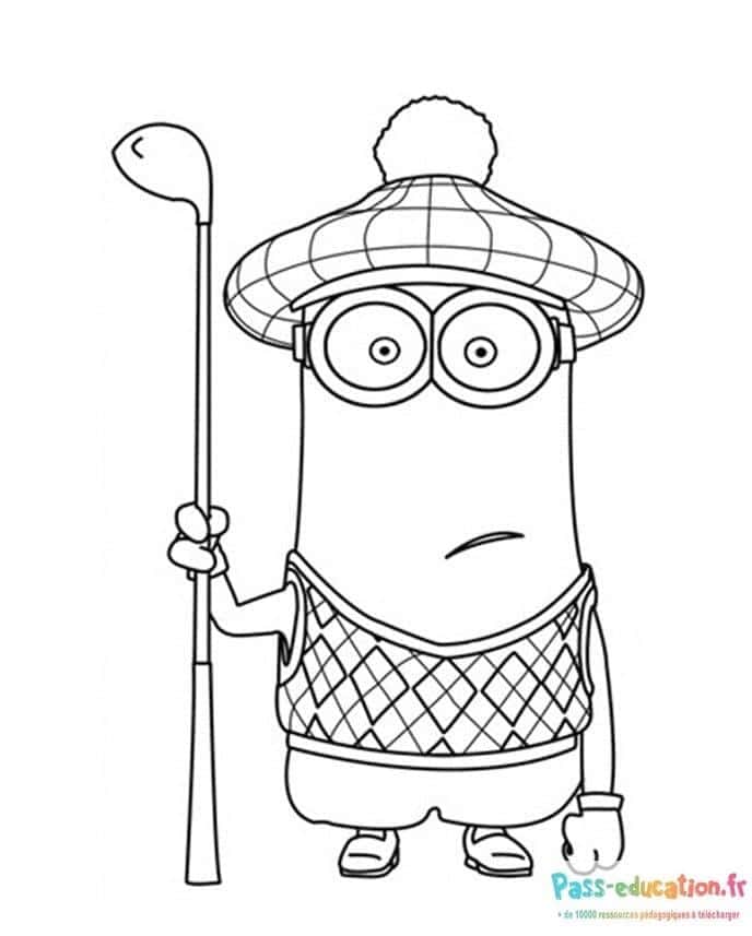 Minion golfeur