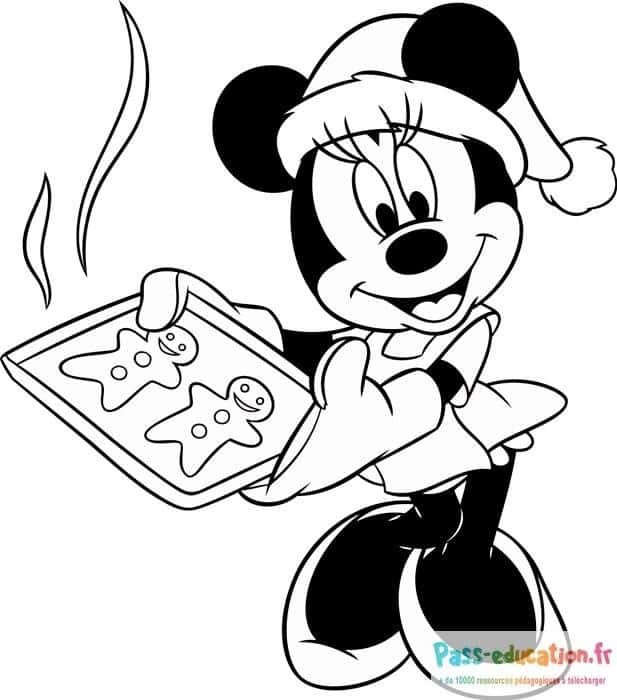 Minnie fait des cookies