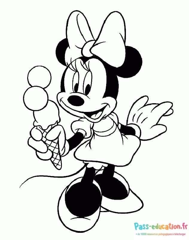 Minnie avec glace