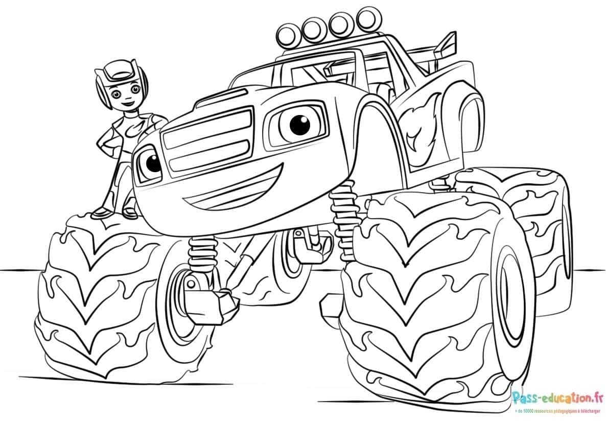 Monster Truck et pilote