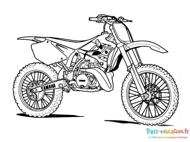 Moto cross Yamaha