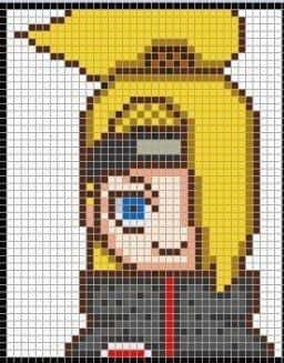 Naruto pixelisé