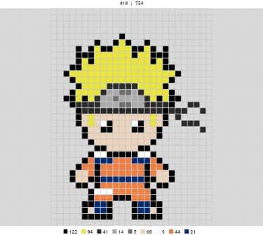 Naruto pixel