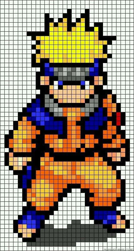 Naruto en pixels