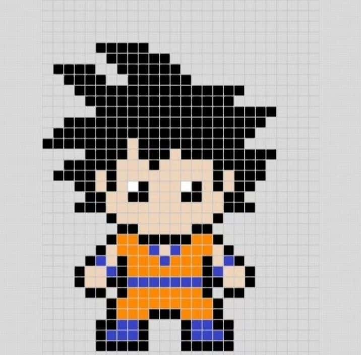 Naruto pixelisé