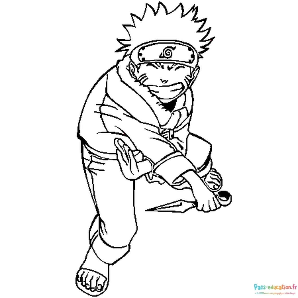 Naruto en action