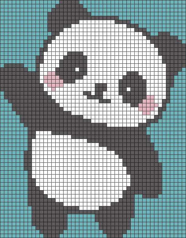 Panda joyeux