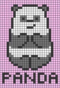 Panda Pixelisé