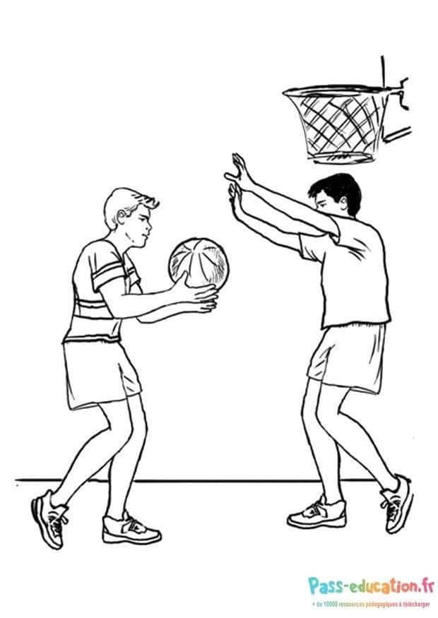 Jeu de basketball