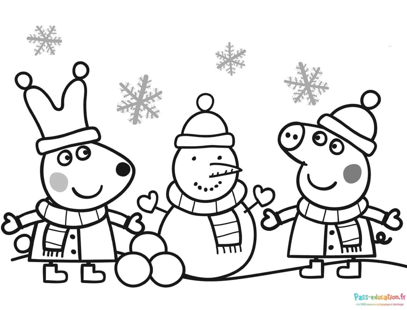 Peppa Pig hiver