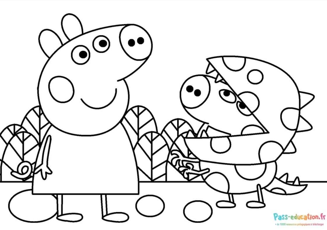 Peppa et George