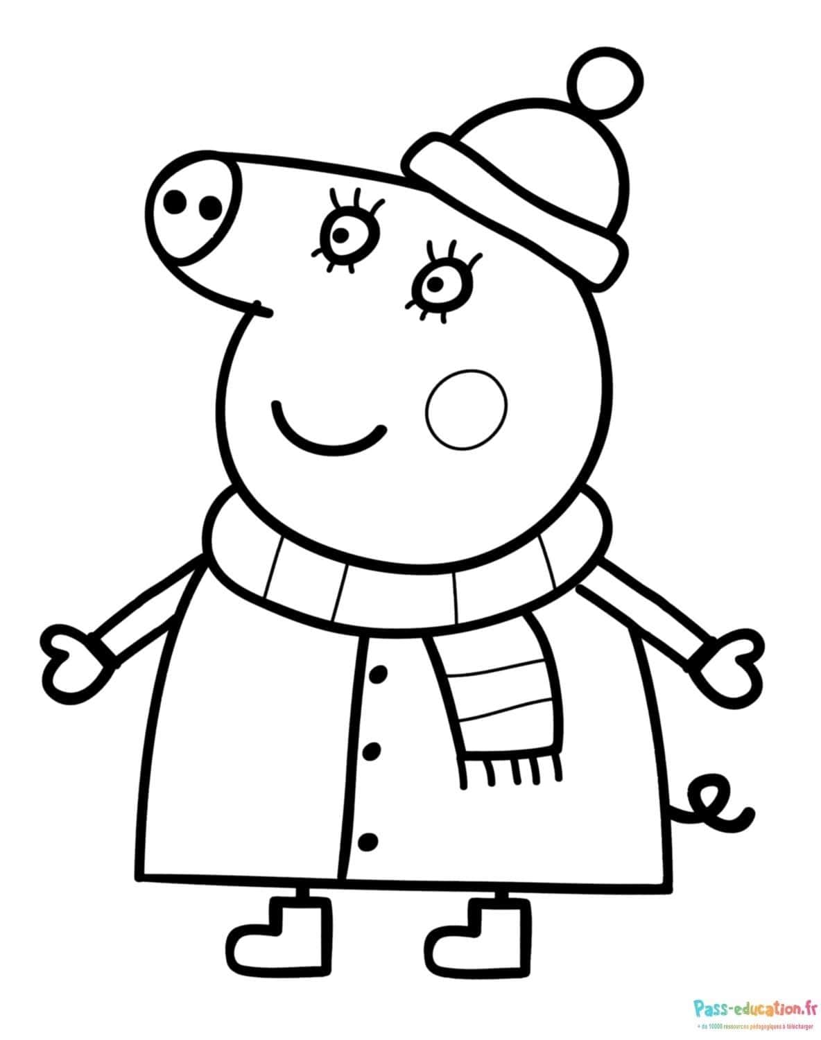 Peppa Pig hivernale