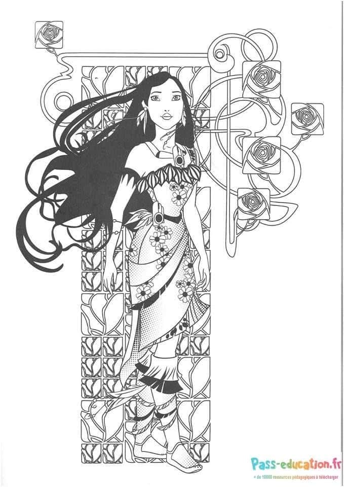 Pocahontas Art Nouveau