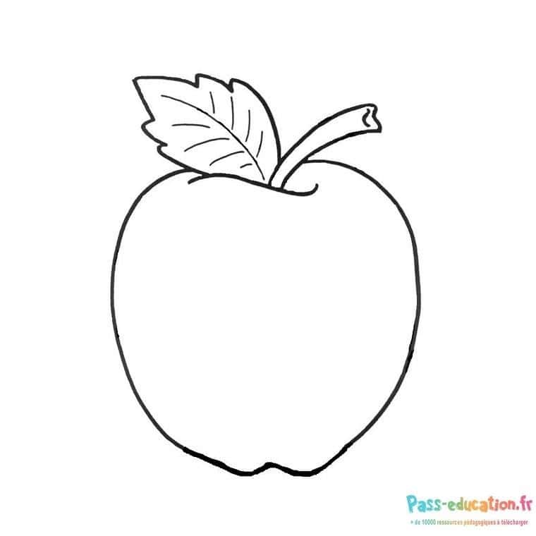 Dessin pomme