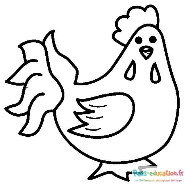 Poule joyeuse