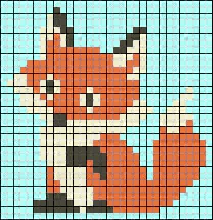 Renard Pixelisé