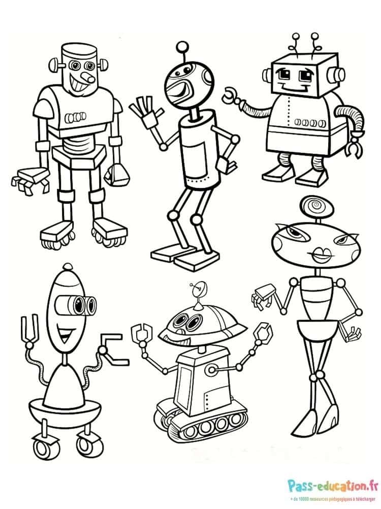 Robots rigolos