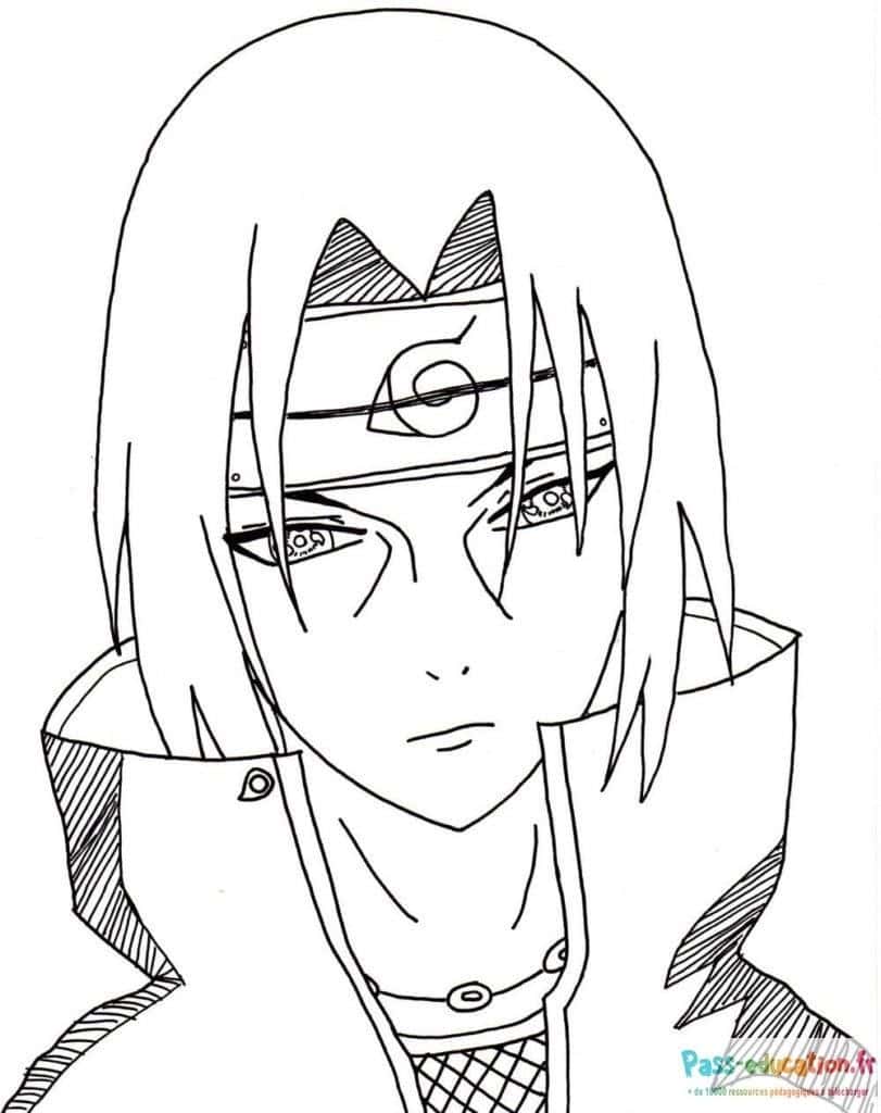 Dessin Sasuke