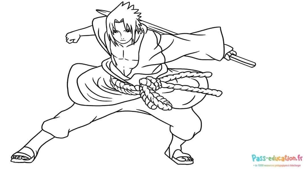 Sasuke en action