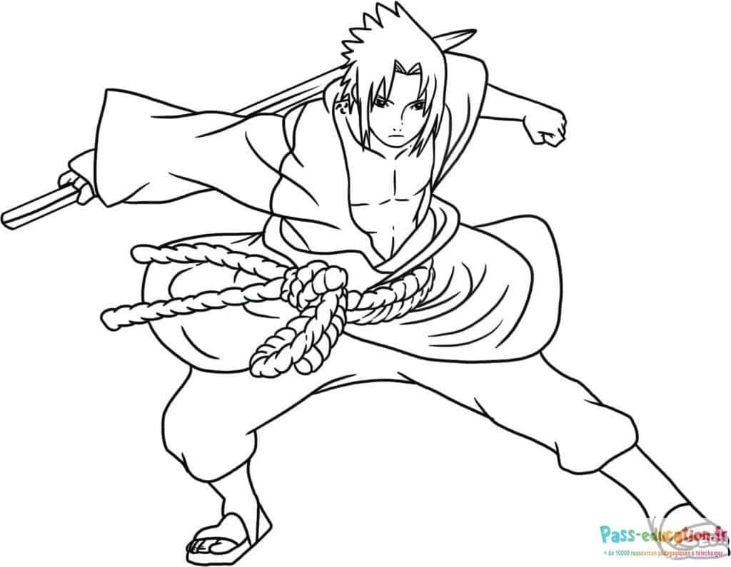 Sasuke en action