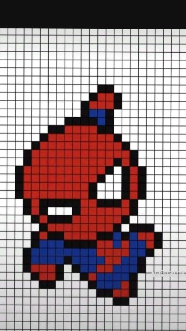 Spiderman en pixels