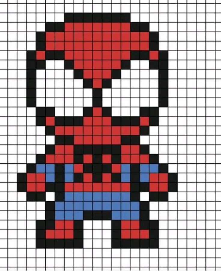 Spiderman pixelisé