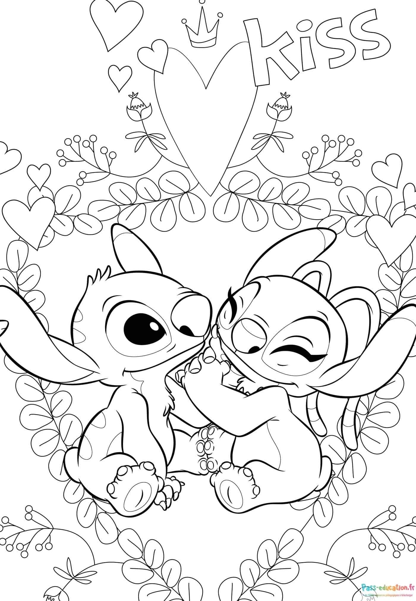 Stitch amoureux