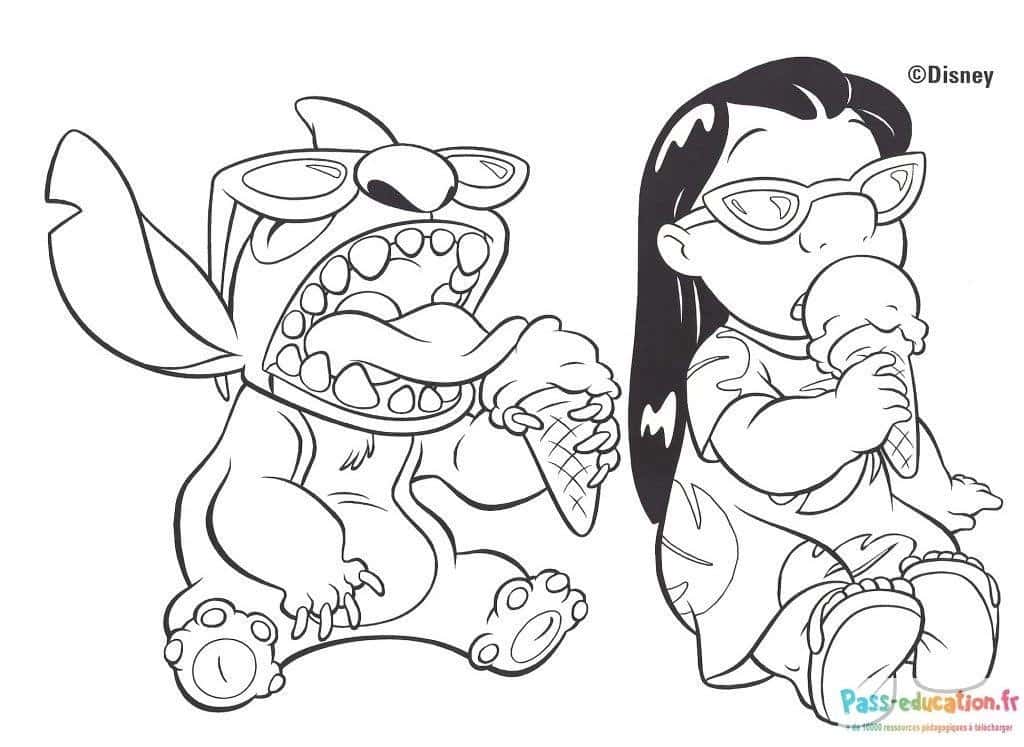 Lilo et Stitch glaces