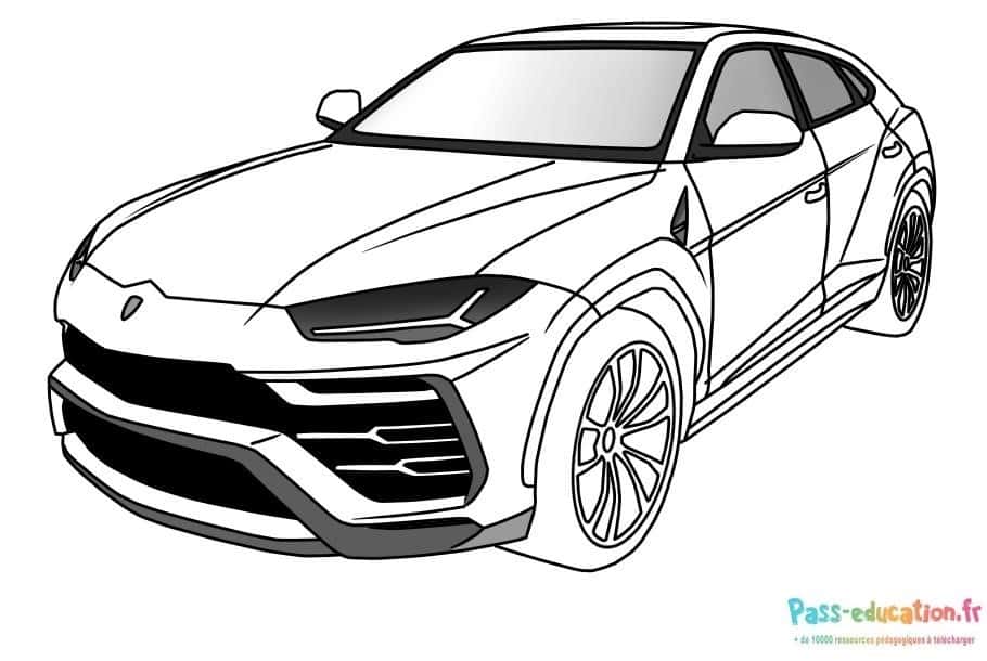 Dessin SUV sportif