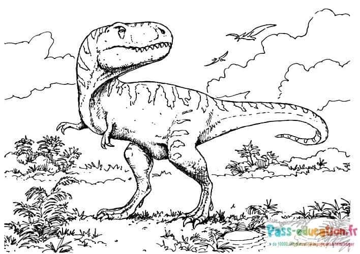 T-Rex préhistorique