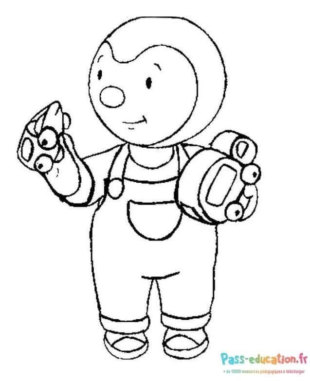 Tchoupi astronaute