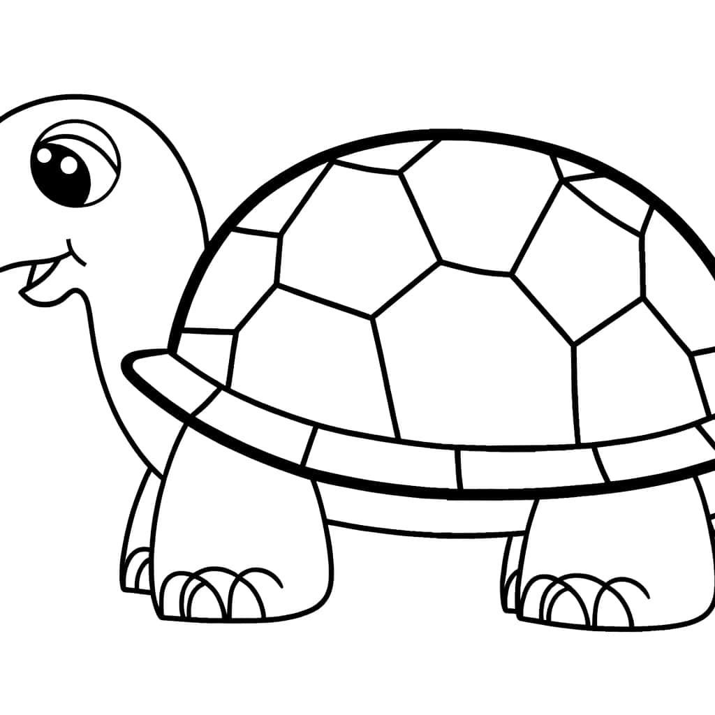 Tortue dessin animé