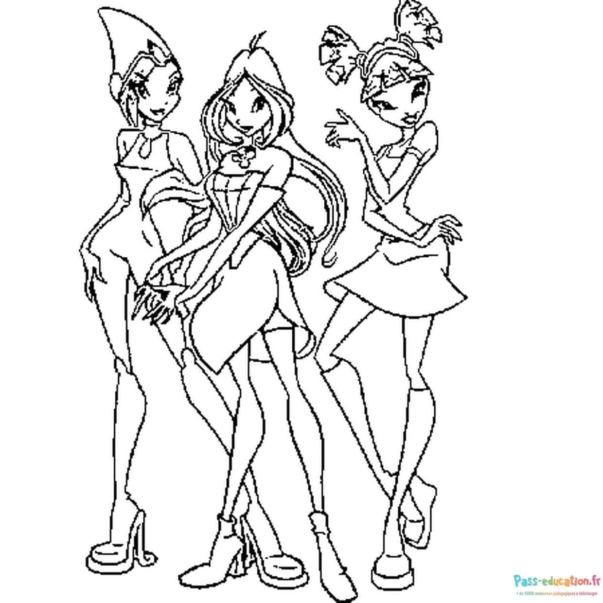 Trio de fées Winx