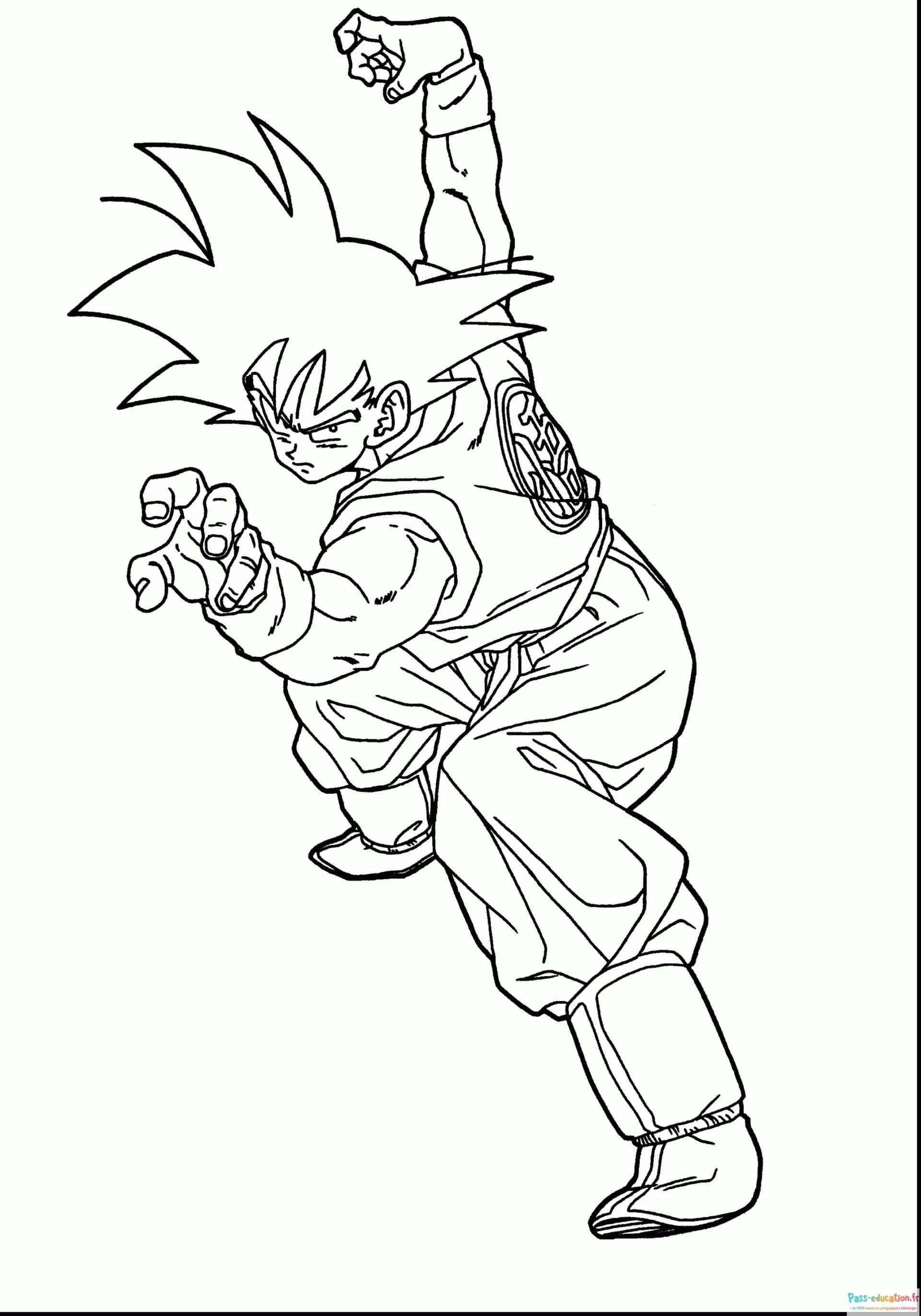 Vegeta en action