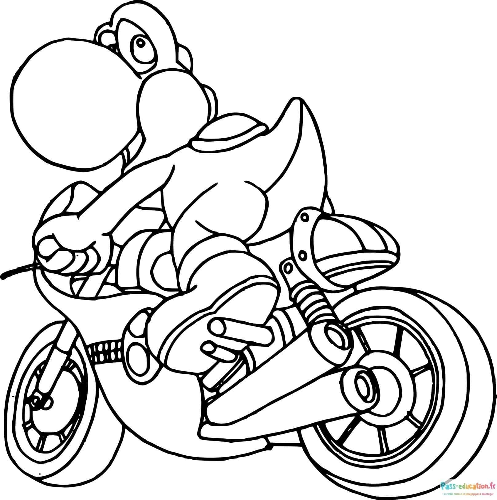 Yoshi à moto